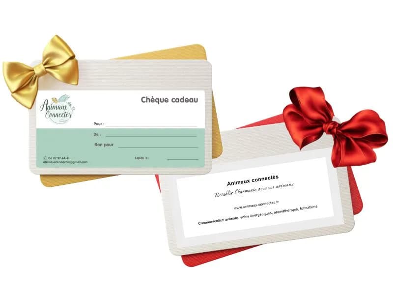 carte cadeau communication animale